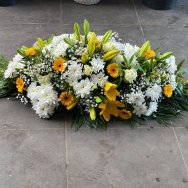 Raquette jaune et blanc