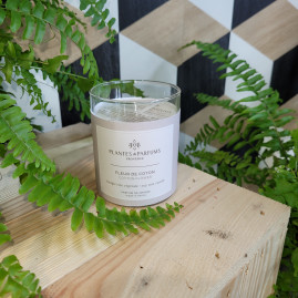 BOUGIE NATURELLE FLEURS DE COTON