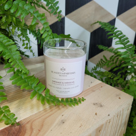 BOUGIE NATURELLE GRENADE ET HIBISCUS