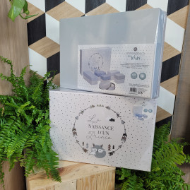 Coffret naissance " MEMORY BOX BOY "