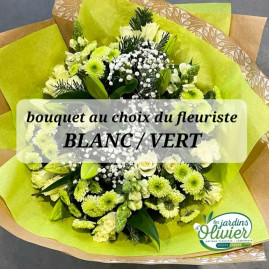 Bouquet du fleuriste Blanc