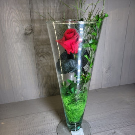 vase évasé rs rose