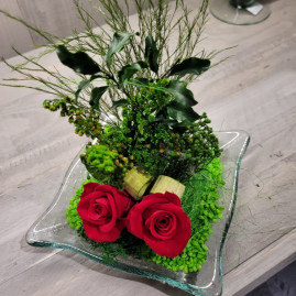assiette pm rs rouge