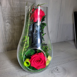 verre poire rs rouge