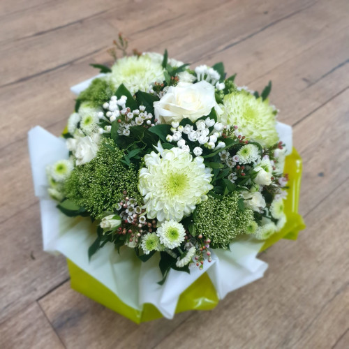 Bouquet bulle fleurs variées couleur au choix