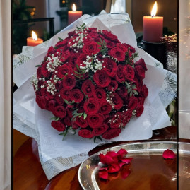 Bouquet explosion