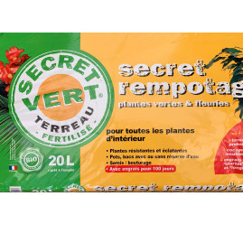 Terreau rempotage plantes vertes et fleuries 20 L